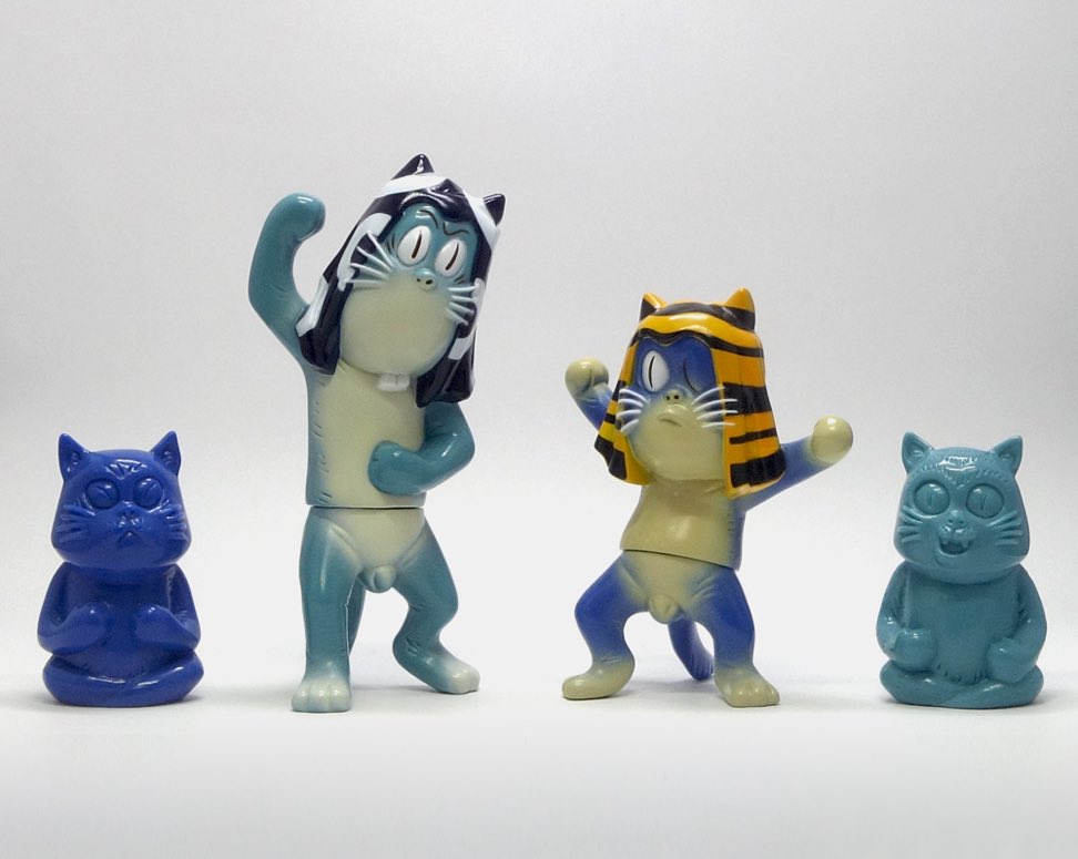 湯谷商店 水木しげるのソフビシリーズ 猫町切符 猫になった鬼太郎