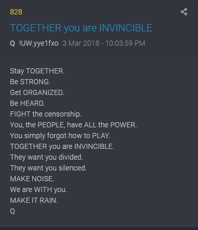 realJamieMc's tweet photo. @MarySchade14 @PachydermPrncss @jarue369 @RogerMoore0017 @whca @JuliansRum @martingeddes @TrueEyeTheSpy @EMSLeon @steveouttrim @DirkPitt1352 @ckgirl67 @Hank63R @QTAnon1 @trump_brett @theappraizer @margerry777 @drawandstrike @DrMartyFox #isQreal #whoisQ #AskTheQuestion 

Does one single reporter had the intestinal fortitude to ask the President what he knows about #QAnon?

We have to BE LOUD! We have to MAKE IT RAIN. It's really too easy, but most seem they can't be bothered. #qarmy? https://t.co/Z08Z8cimo6