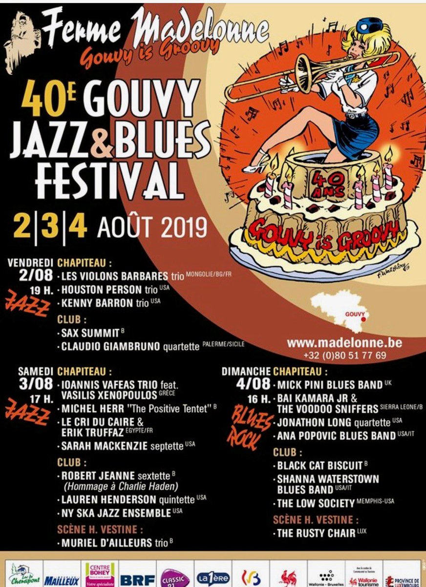 Really excited to travel to #Belgium next month to participate at the 40th #edition of the #Gouvy #JazzFest with the Ioannis Vafeas #trio from #Cyprus. #rigottireeds #gigsinlondon #festivals #tours #lovegreece #visitcyprus #Jazzmusiclovers  #syros #rodes #bbc #eot #cto #ejn