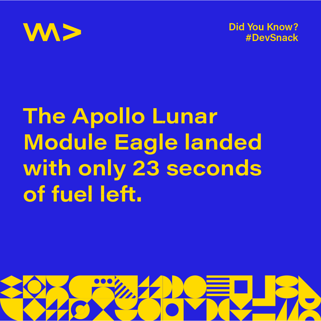 WeAreDevs's tweet photo. Now thatβs a close call!
#devsnacks #wearedevs #1969 #moonlanding #firstmanonthemoon #neilarmstrong #buzzaldrin #dontforgetmichaelcollins https://t.co/CRTOCQtCLm
