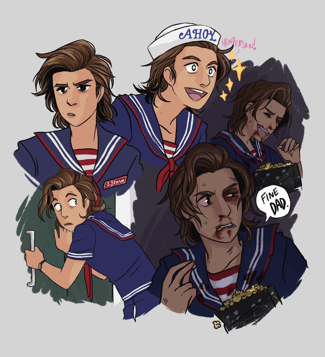 sampath_keerthy's tweet photo. #steveharrington was the greatest character development I’ve ever seen😍😭.  #StrangerThings  #StrangerThings3 https://t.co/ZEzj7oiJao