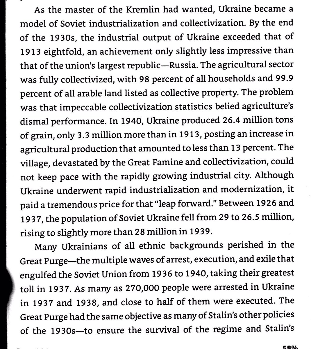 Communists were successful in industrializing Ukraine, but at a tremendous human cost. The population even shrank.