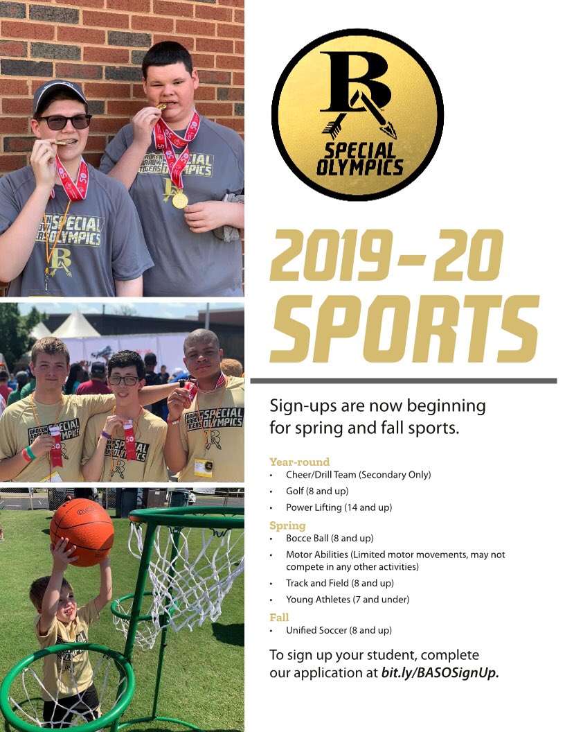 Broken Arrow Special Olympics Booster Club (@basoboosterclub) on Twitter photo 