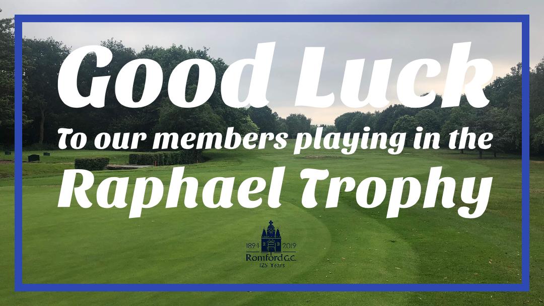 Romfordgolfclub's tweet photo. Good luck to our members playing in the Raphael Trophy today, enjoy your golf and your course #rgc #healthbenefitsofgolf #burncalories #easywalkingcourse #membersclub #newmemberswelcome #essexgolf #romfordhour https://t.co/dNWn0XXbjo