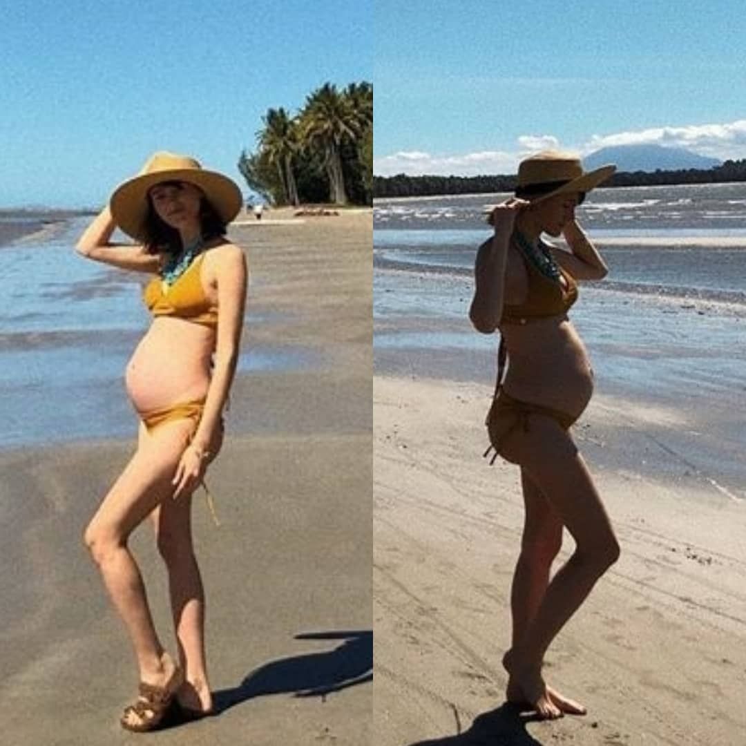 RompusAustralia's tweet photo. As seen on Katja Martinez (@katumartinez). 😍
What a beautiful surprise it is to see this gorgeously glowing mom in our Mimosa bikini set. We are over the moon to see this and learn how far our home grown brand is going. A huge heartful thank you for chosing our swimwear. https://t.co/72qn9Dg1mP