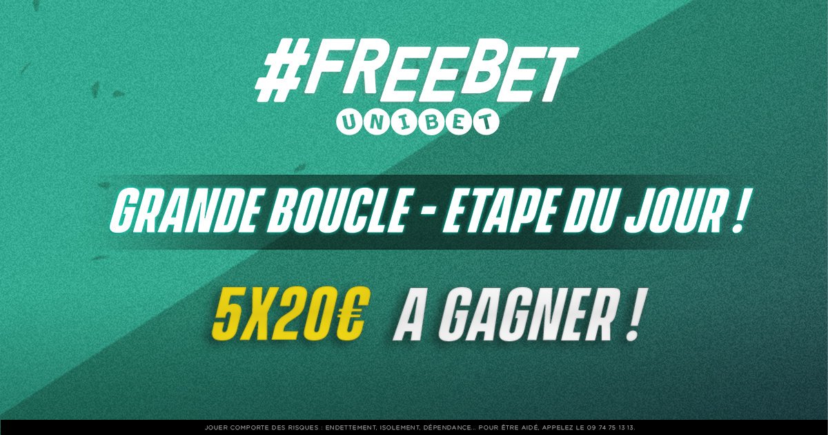 💰🚴 Qui va gagner l'étape 13 du #TDF2019 ?

➡️ RT + pseudo + #FreebetUnibetPronoland
⏰ Fin du jeu à 14h00
🍀 TAS après l'étape

Bonne chance à tous ❤️

#TeamParieur <a href="/UnibetFrance/">Unibet France 🔞</a>
