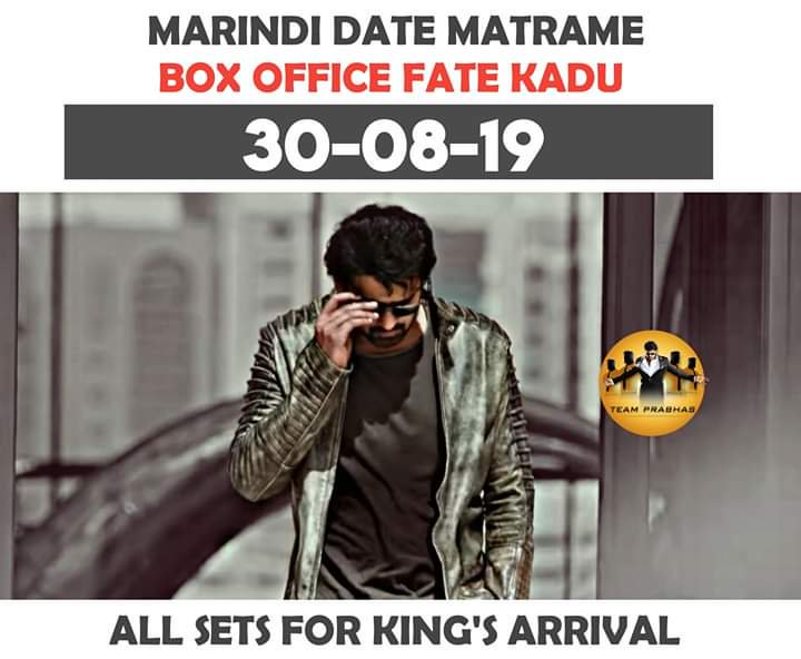 its_Bomma's tweet photo. SAAHO మనది పెద్దా మూవీ  కదా కొచెం టీం పడుతుంది వేటు చెయ్యండి 
#Saaho #prabhas @ShraddhaKapoor 
ఇంకా 10 రోజులు ఎక్కువ అయింది https://t.co/U7ZSfMwaBV