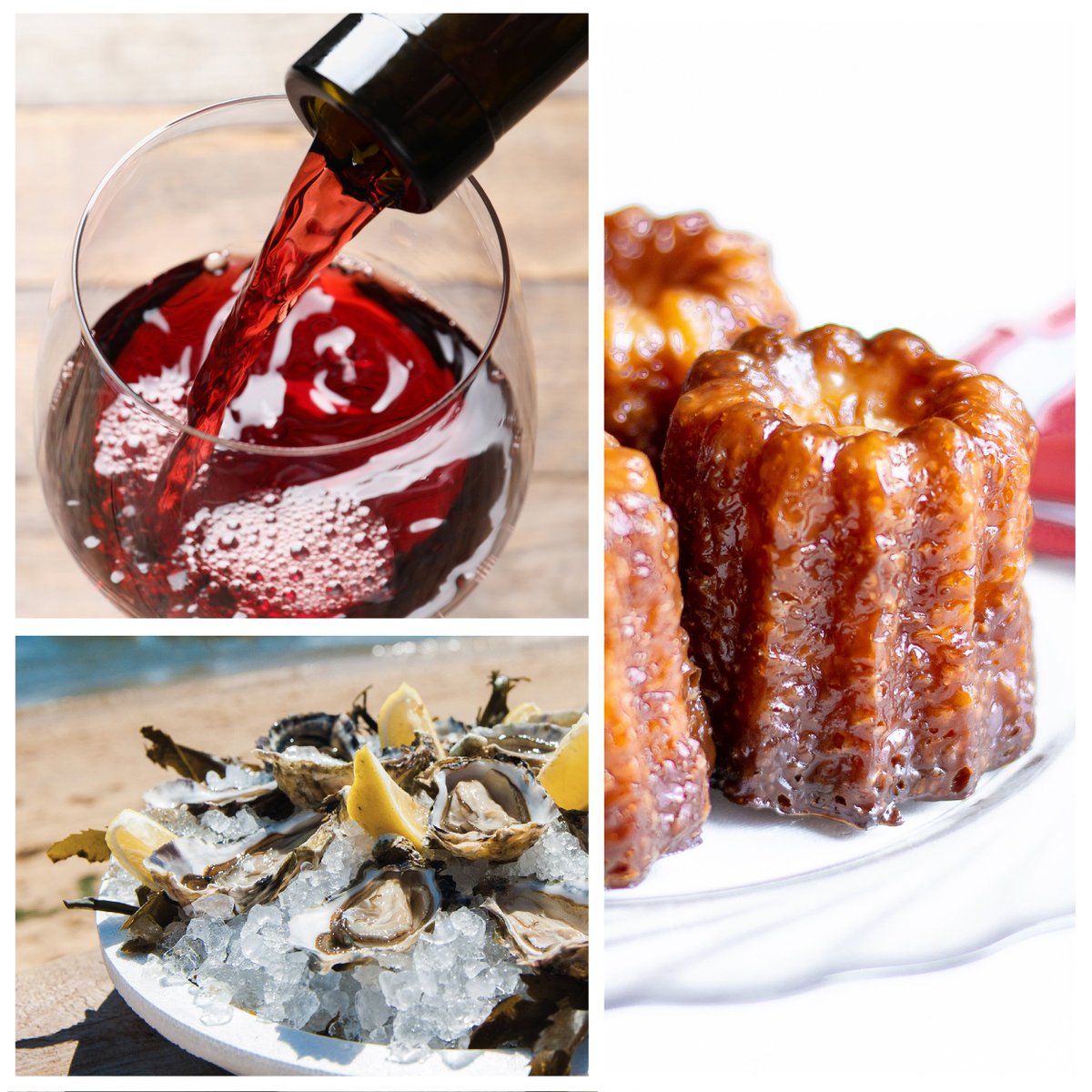 BordeauxTourism's tweet photo. Du sucré au salé, #Bordeaux et ses alentours regorgent de produits du terroir 🍇 Laissez parler vos papilles et dites-nous quelle est votre spécialité favorite ! 😋
📸 Vincent Bengold / New Africa &amp; lenaconstantin - stock.adobe https://t.co/tANw8GtzXl
