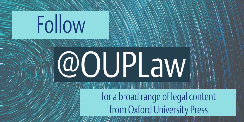 We're moving to a new channel at the end of this week – be sure to follow <a href="/OUPLaw/">OUP Law</a> for the latest insight in all aspects of law, including IP, Arbitration, and Financial Law