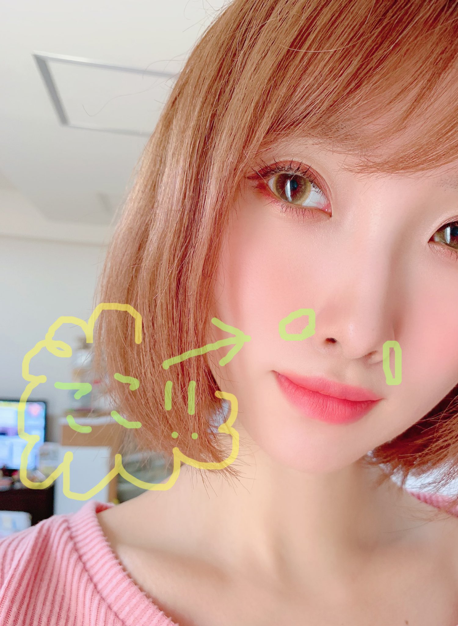 ありんこ イエベ春 ほうれい線が目立たないメイク方法 この間のフーミーのインスタライブでイガリシノブさんが言ってたやつ実践したら 本当に目立たなくなった 小鼻横から1 2センチまでにハイライトで光を入れるそう ほうれい線を隠そうと