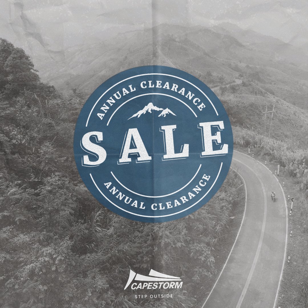 The Annual Capestorm Clearance Sale is officially taking place. Sign up to our newsletter and we'll tell you exactly where and when it will be: https://t.co/hZpV5ZHcl2 https://t.co/gBE56DTA6j