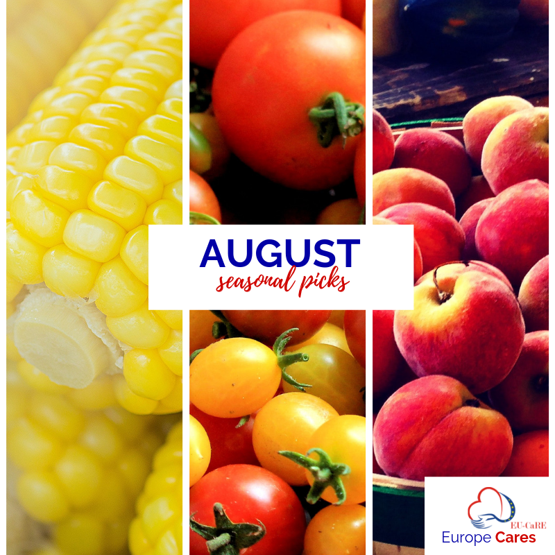 eucare_org's tweet photo. Is it already August?! 

Summer is coming to an end, but the bounty of heart-healthy fruits and veggies sure aren’t! Make yourself a delicious meal with the 3 below 🌽🍑🍅

#Seasonal #fruitsvegetables #hearthealth https://t.co/Fb3PEDBtAZ