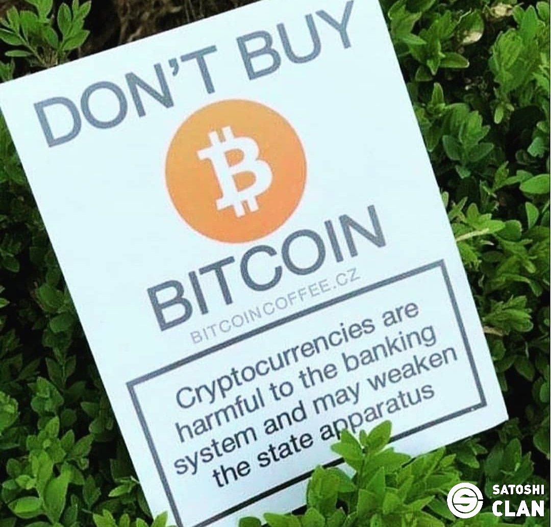 SatoshiClan's tweet photo. BITCOINantiCOINER😂😂
#cryptostall #sellbitcoin #bitcoinbuy #proofofstake #bitcointomoon  #buythedip #Cryptomeme #buythedip #vitalik #bitcoinprice #bitcoinmining #cnbc 
#futuremoney #fiat #money #buybitcoin #cryptoindians #TRON #DonaldTrump
#cryptolawmaker #bitcoinprice #vitalik https://t.co/OlknWqjFJg