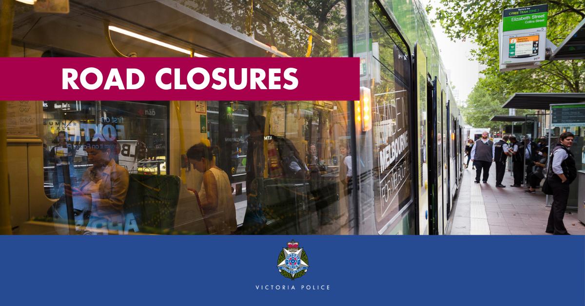 Victoria Police on Twitter "Tram tracks and overhead wiring are being