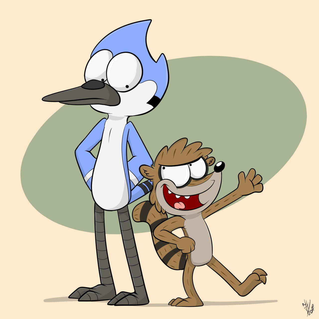 Jordan and Frechet a Twitteren: "2017 Mordecai and Rigby https://t.co/...