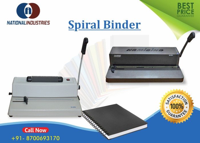 nationalindustr's tweet image. Spiral binding machine use to bind numbers of papers together with the plastic roll coil.
☎: +91 87006 93170 
🌐 thenationalindustries.com

#spiralbinder #spiralbindermachine #combbinder #machine #meetthemasters #portfolios #elementaryschool #tradition #officesupplies