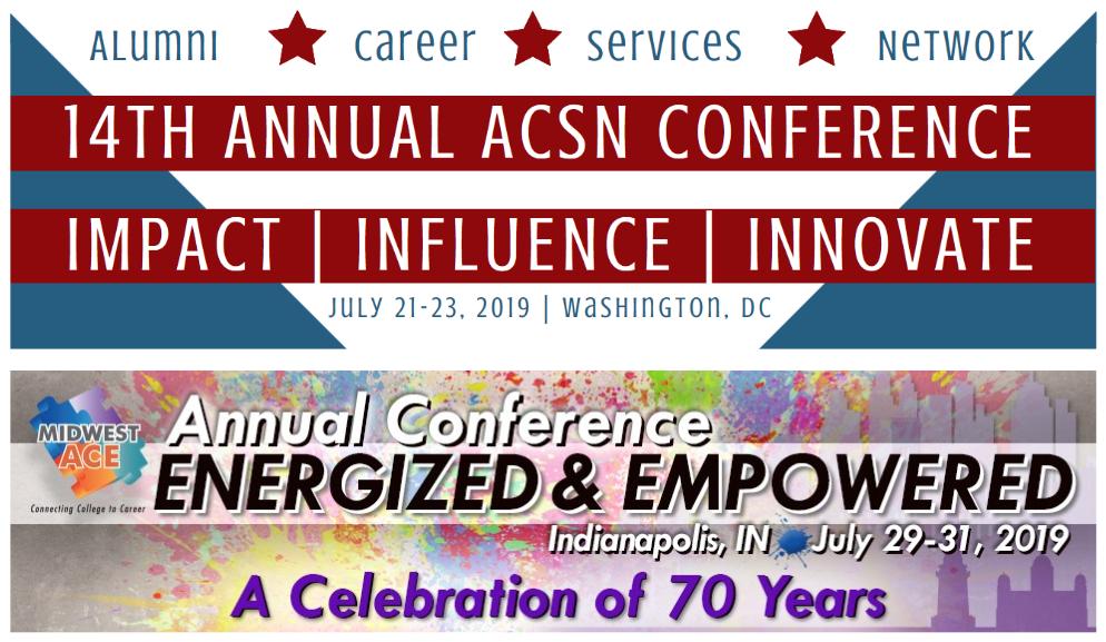 JobscanCo's tweet photo. We’re excited to exhibit at two more events this summer focused on supporting students and alumni in their career search - #ACSN2019 by @MyACSN in DC and #MWACE19 by @Midwest_ACE in Indianapolis.  Come by our table and say hi to @AOstrove and @gregbybee! 👋 https://t.co/cLefcrrnIM