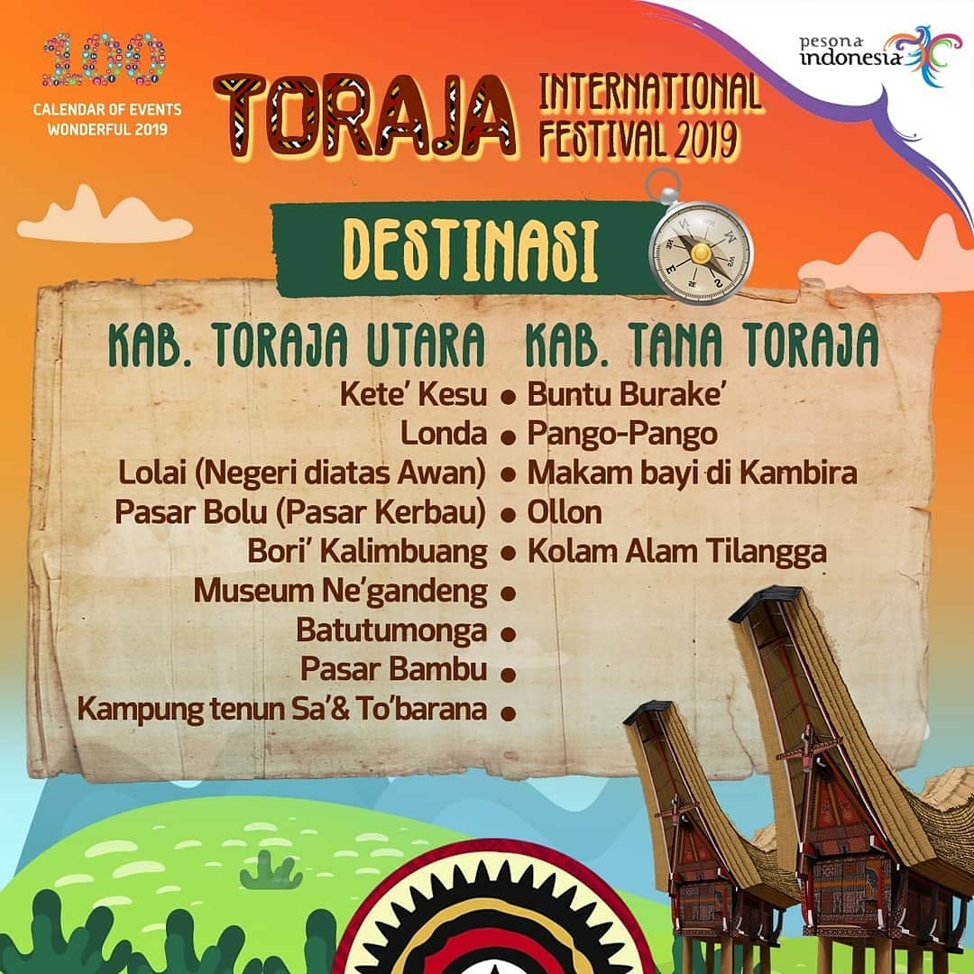 VisitToraja's tweet photo. Toraja International Festival 2019 #visittoraja #visittorajautara #torajatourism https://t.co/S1ZDuecjRB