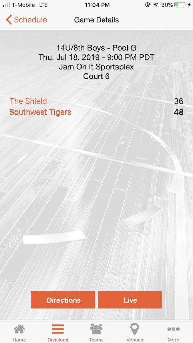 SWTigersHoops's tweet photo. 2-0 in pool play.. way to finish day 1 strong! #LasVegasLive #Bigfoothops https://t.co/r6rDQtZyuA