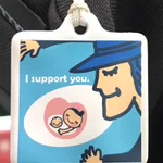 マタニティを応援するマーク♡役所でゲットできるらしい!