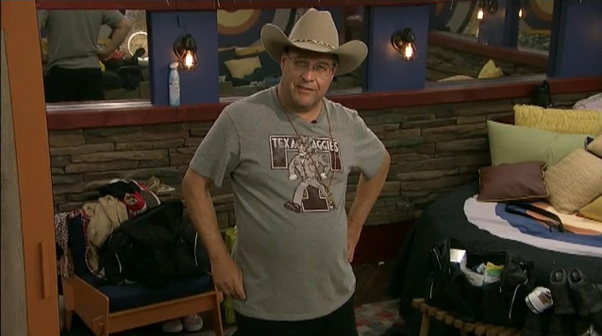 BB_Updates's tweet photo. Cliff- There is a new sheriff in town. His name is Cliff Hogg. If you want, you can just call me Boss. Mic drop #BB21 https://t.co/30iSqIalWX