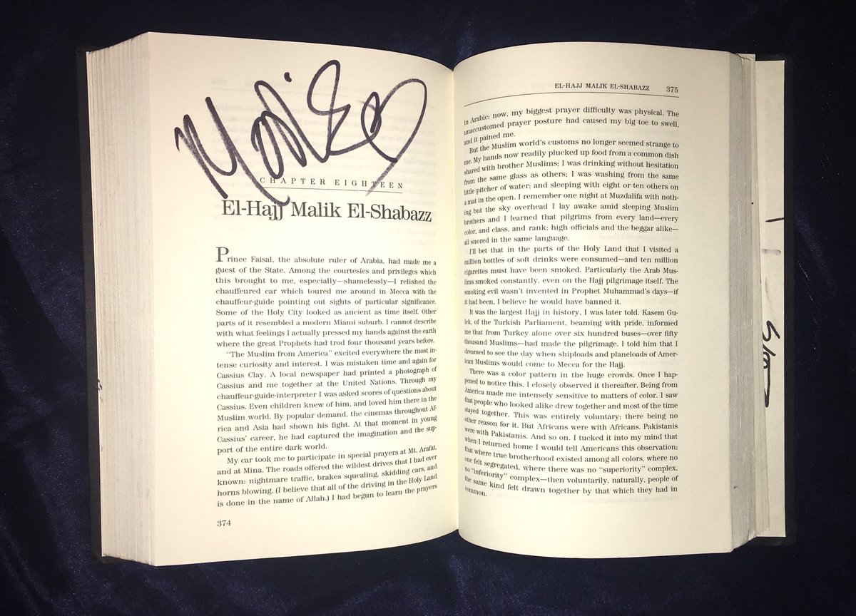 MalcolmRiddle's tweet photo. Thank you @DaRealMonieLove for signing my son's Autobiography of Malcolm X. It was a Historic night at The Native Tongue Fest Celebrating 30 yrs of Hip Hop! 

PS: I will tell @MrChuckD you said hello. 👊🏾👊🏾!!!!! -m https://t.co/X1POzj0a8K