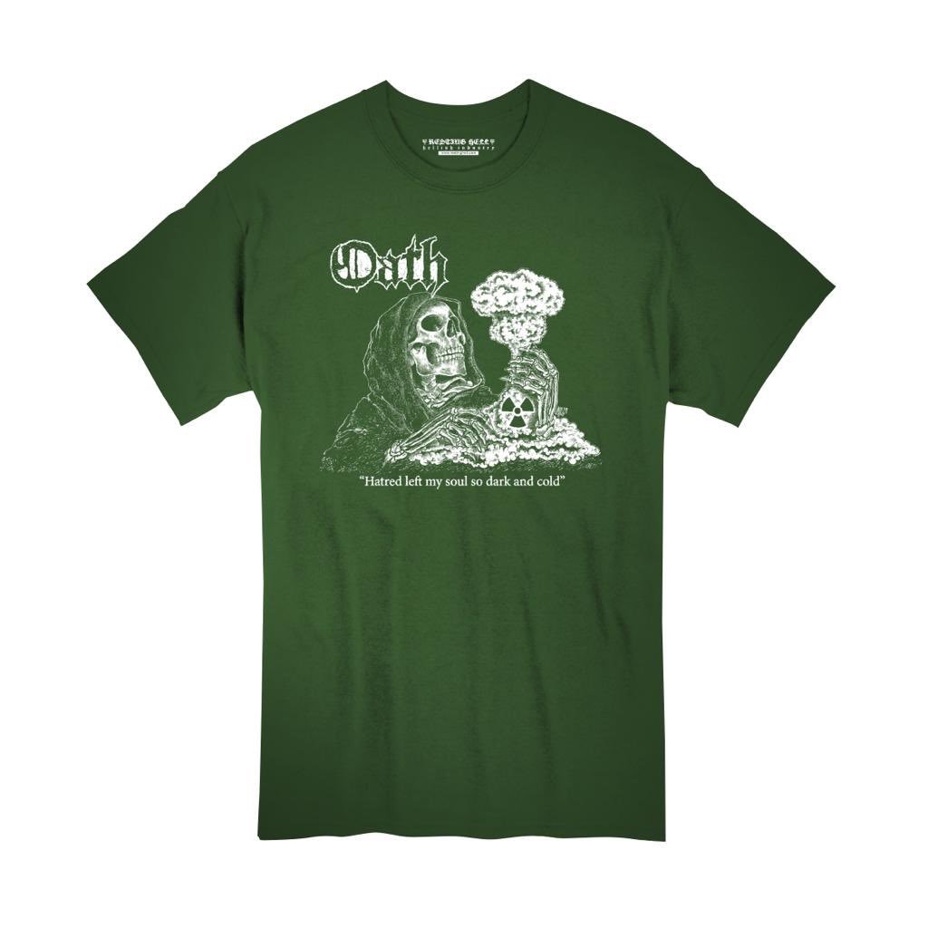 OathSludge's tweet photo. "Hatred" Tshirt now available at Resting Hell
Artwork by Mayatschim

(Green Army Cotton with plastisol ink)
Available:S, M, L, XL, XXL

Price : 135.000
*Exclude shipping cost

Order contact to
Phone /SMS /WhatsApp : +62 821-3983-8320
E-mail : restinghell666@gmail.com https://t.co/Nufs41aXcq