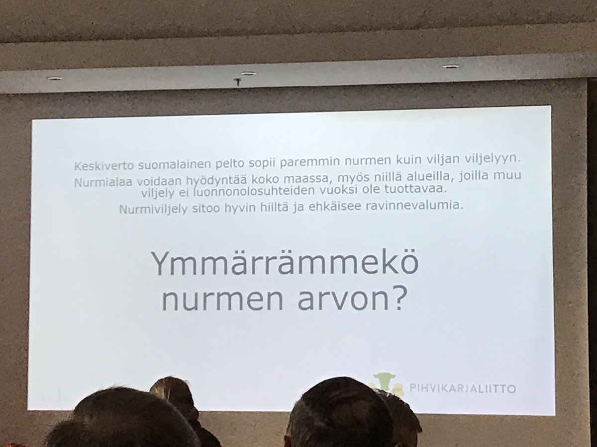 Nurmenviljely voi olla avain siihen miten hiiltä sidotaan sanoo Pihvikarjaliiton Susanna Heikkinen Nautaparlamentissa #nurmi #nautaparlamentti2019