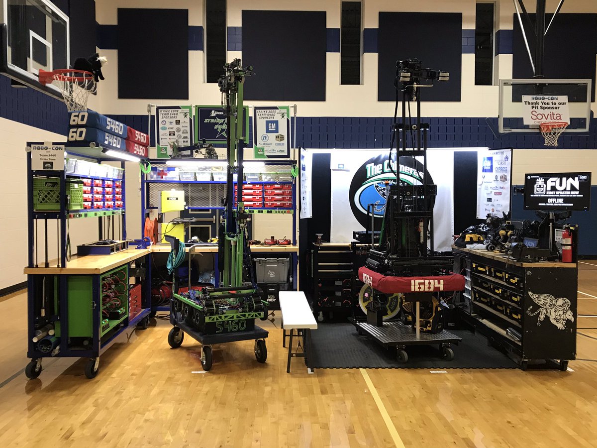 Chimeras1684's tweet photo. 2019 ROBO-CON host team super pit! 
Our off season comp starts tomorrow with our festival of robotics and STEM  Saturday! 
https://t.co/rn0c8cq1OF
@StrikeZone5460 
#frc2019 #robocon2019 #destinationdeepspace #firstinspires #omgrobots https://t.co/ApBvuqmf57