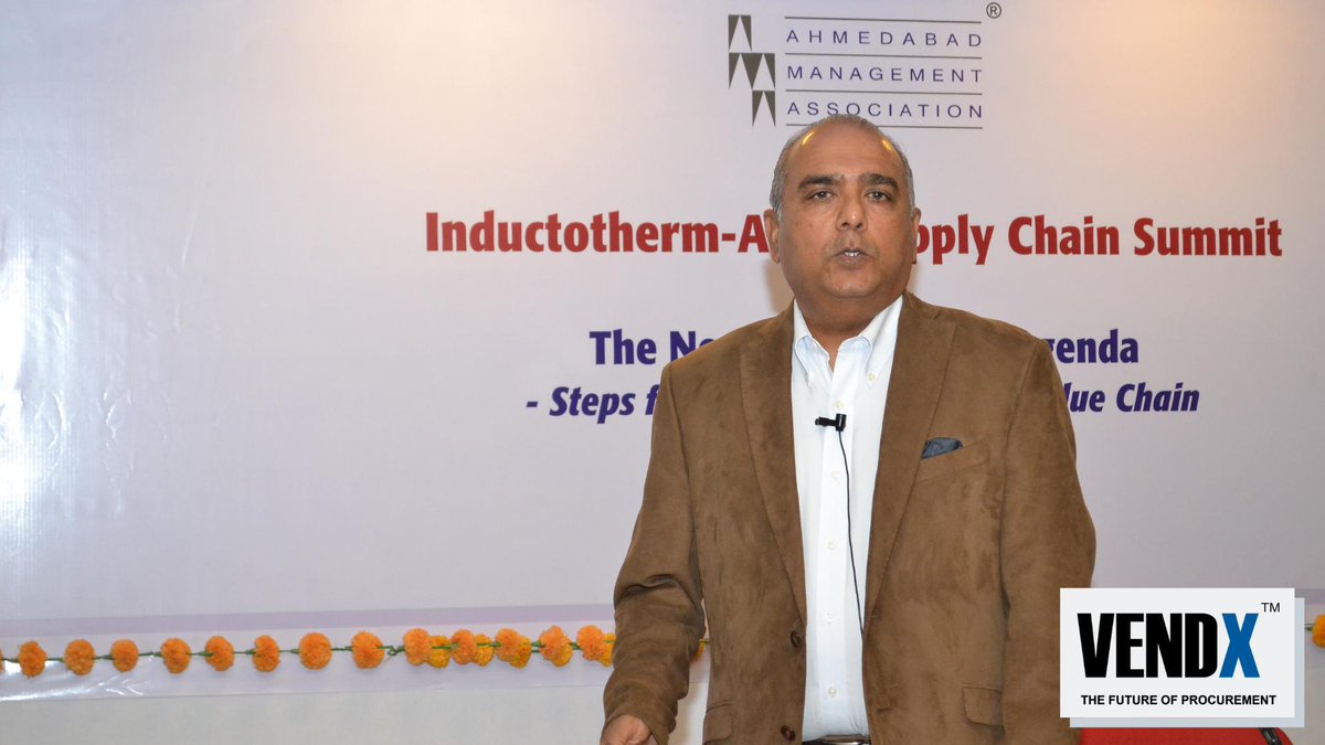Mr. Suhrid Shah, CEO - #MavenVistaTechnologies was a Speaker at #Inductotherm - AMA Annual #SupplyChain Summit wherein he presented his Keynote on #FutureOfProcurement.
#VENDX #VENDXProcurementSolution #MavenVista #Digitization #Procurement #Automation #ProcurementAutomation #P2P
