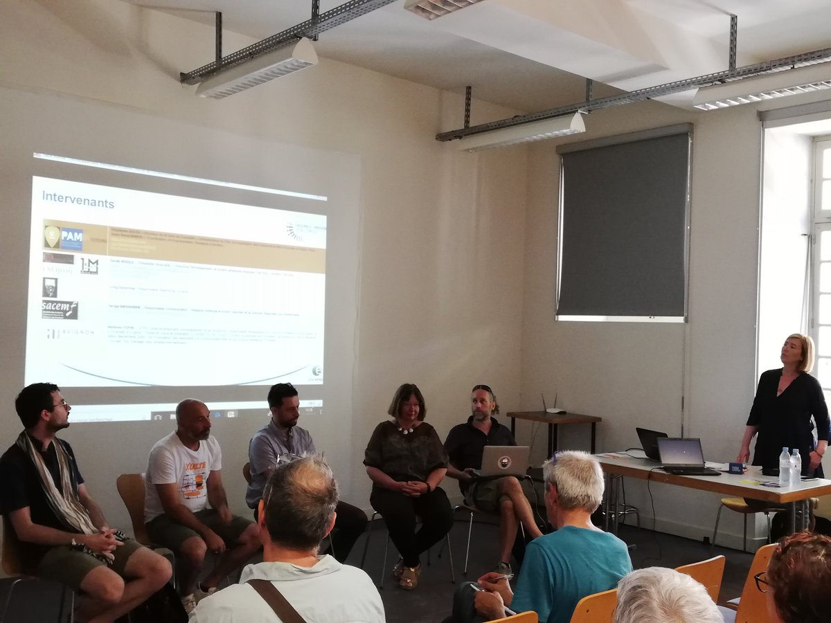 Ce matin à la MPS, "Développement projet musiques actuelles - Informations sur les structures, dispositifs et services pour accompagner artistes et amateurs" ➡️ Rencontre organisée par @poleemploi_paca, animée par Corinne Le Duc. #MPS