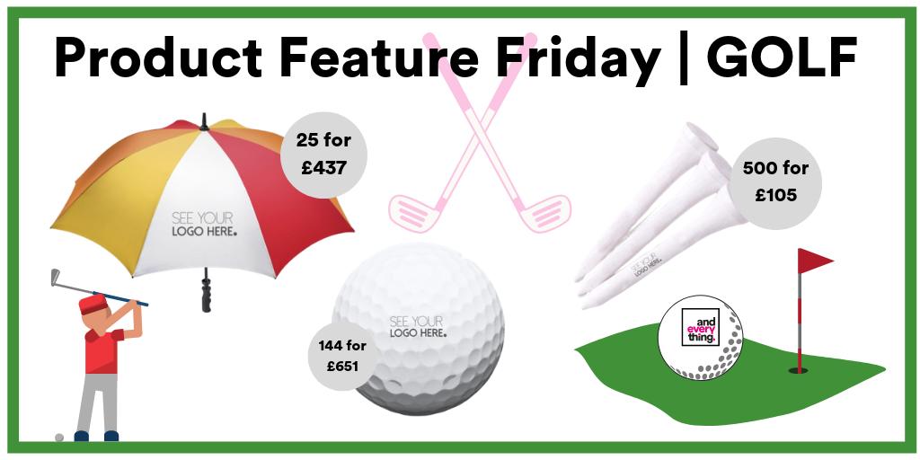 Today's #ProductFeatureFriday is all about #golf.
Who doesn't love a spot of #golf on a sunny day?
#sportsmarketing #sportsbranding #golfclubs #golfing

Read the blog here - bit.ly/2XGpG6y