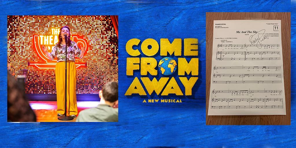 thetheatrecafe's tweet image. RT &amp;amp; FOLLOW for a chance to win "Me And The Sky" sheet music (used at the opening of our new café) signed by Rachel Tucker bit.ly/2Ykdvkw #FanFrenzyFriday #giveaway