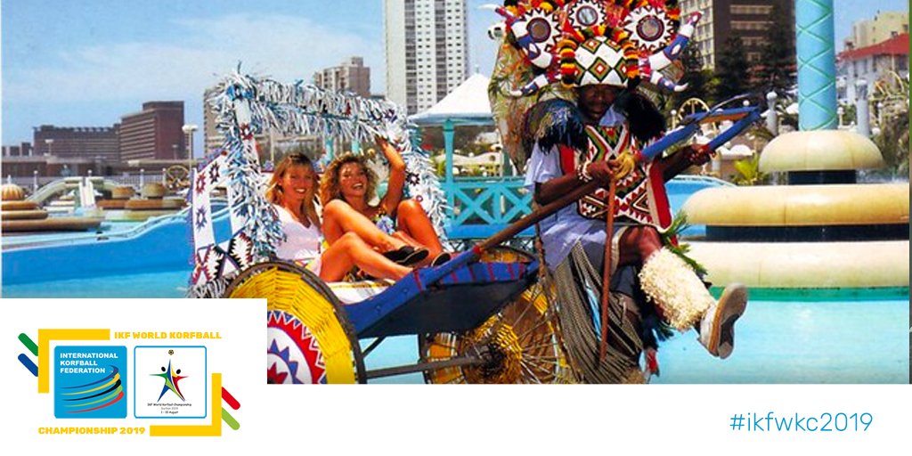 #Durban #MustDo 
Take a Rickshaw ride along the Golden Mile beachfront!
Originating from India &amp; brought to Durban by a Sugar cane magnet, the current version is a great mix of Zulu, Indian &amp; modern SA culture.
See Durban in style &amp; have great fun doing it.

#IKFWKC2019 #korfball