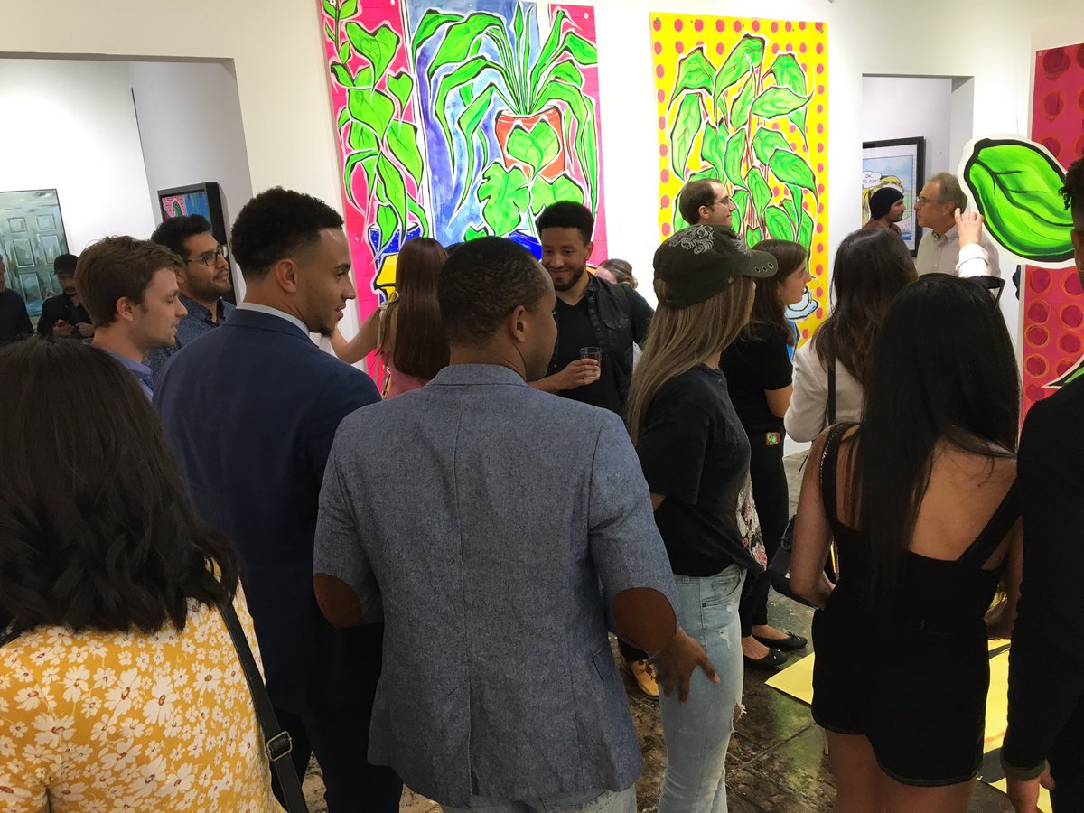 jonjoelliott's tweet photo. Tonight was a dream come true! My solo exhibition opening in Los Angeles was amazing. Thanks to everyone involved. X https://t.co/2hFhjJBHZ7