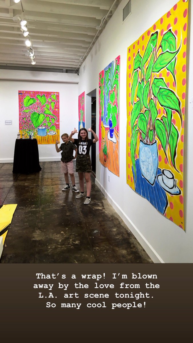 jonjoelliott's tweet photo. Tonight was a dream come true! My solo exhibition opening in Los Angeles was amazing. Thanks to everyone involved. X https://t.co/2hFhjJBHZ7