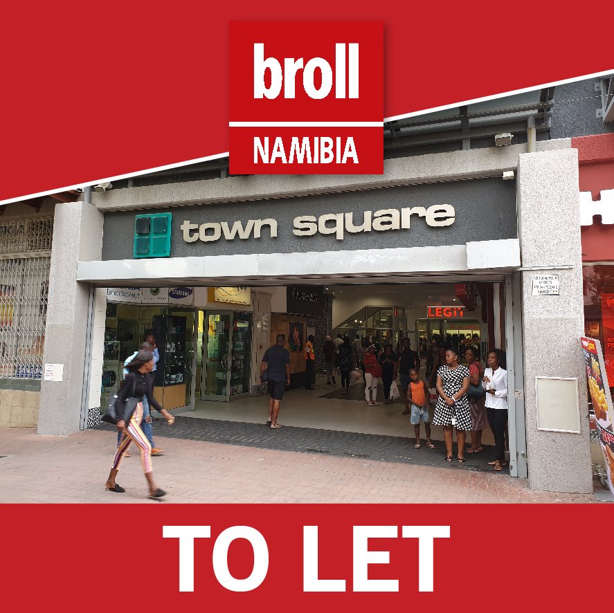BrollNamibia's tweet photo. TOWN SQUARE LEASING OPPORTUNITY - Two shops, lower ground level - 115m2 &amp; 70m2. Building next to public parking for ease and convenience. Easily sub-dividable/ flexible. Walking distance to all key facilities. https://t.co/v6zS0e35n6