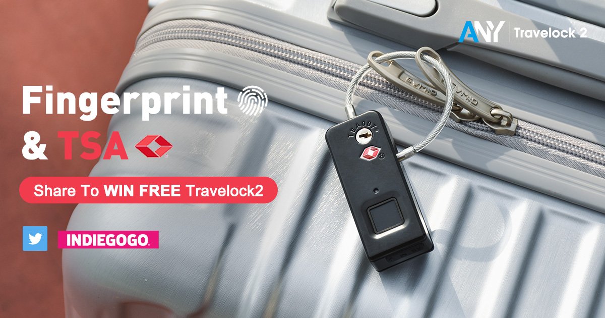 crowdfundernews's tweet image. Help make it happen for TRAVELOCK2:The Smart TSA Fingerprint Lock on #indiegogo igg.me/p/2507250/twtr #crowdfunding #fingerprint #TSA #lock #tech #technology #gadget #travel #TravelLock #TraveLock #smart #automatic #safe #accurate