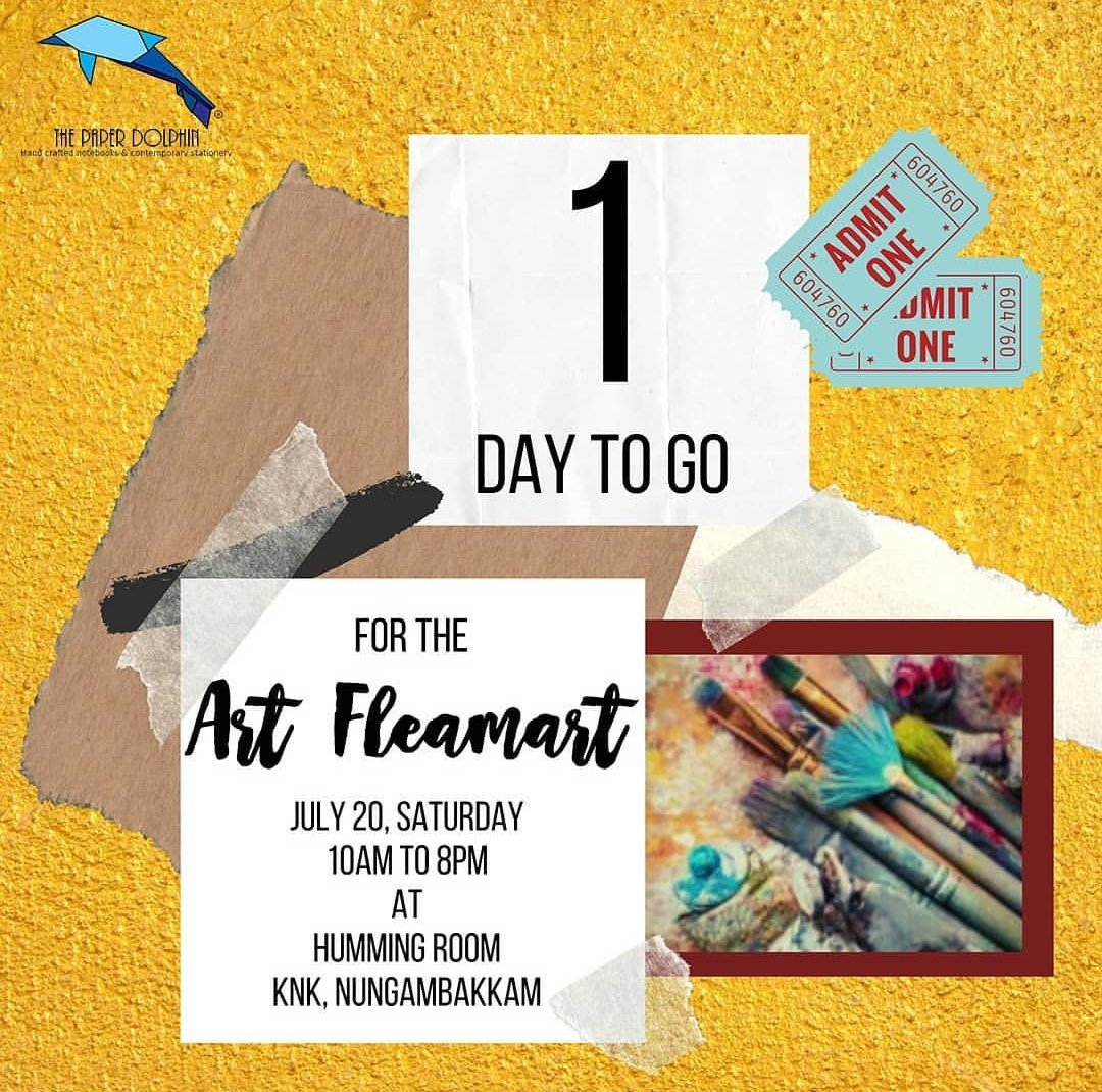 hack4socialgood's tweet photo. Drop by for some awesome budget art, some quirky stationary and some handmade goodness!! 
#art #handmade #ArtistOnTwitter 
Where : At humming room , knk road Nungambakkam from 10am to 8pm https://t.co/ZfoHbfV2Gw