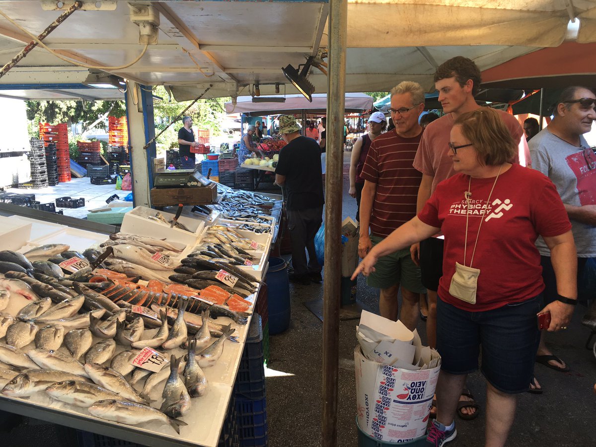 HUGreece's tweet photo. Markopoulo Market this morning! https://t.co/nmpFu7quO0