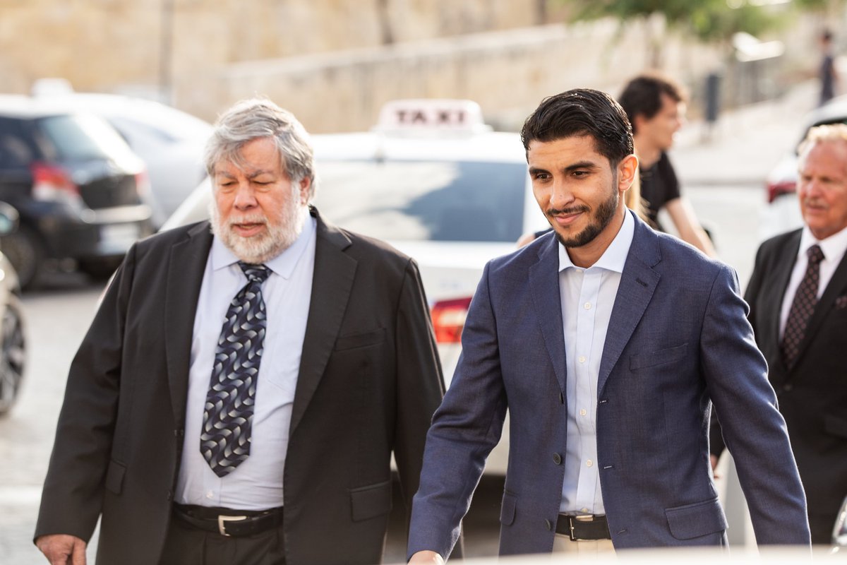 DrKablan's tweet photo. Still buzzing about welcoming the @apple co founder Steve Wozniak and the Efforce team to the DELTA Summit Pre Summit yesterday.

DELTA Summit this year will be the crown jewel  👑 💎 of global tech events . @JosephMuscat_JM @SilvioSchembri https://t.co/zPBPYiWeuk