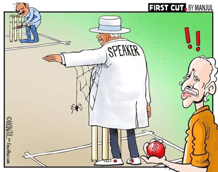 What a brilliant cartoon from @MANJULtoons   

#KarnatakaPolitics #KarnatakaNataka #KarnatakaAssembly #