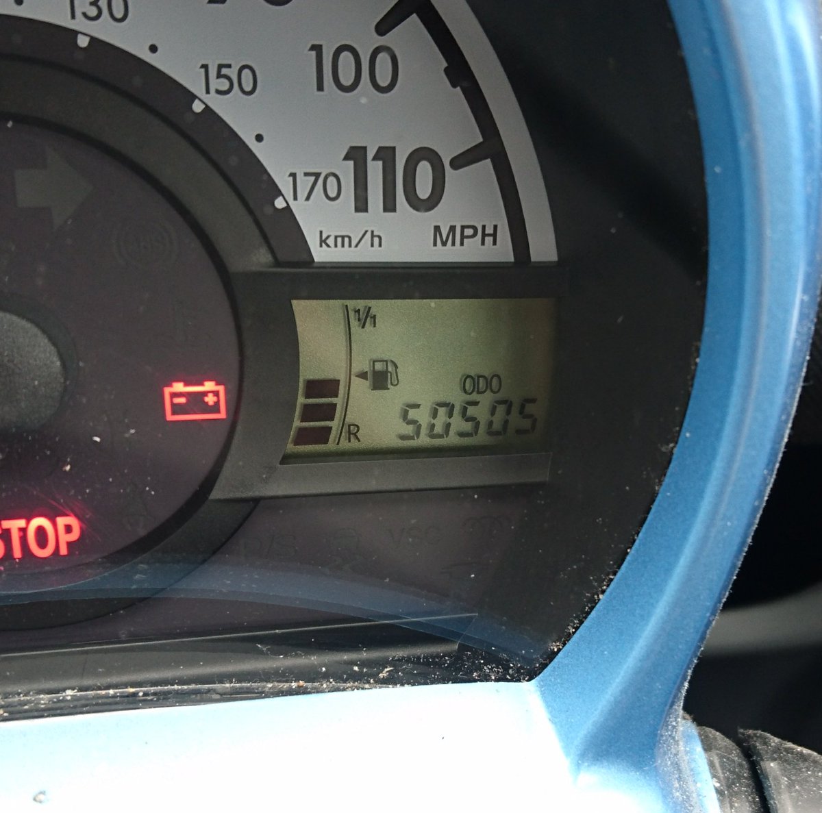 FoodiePackman's tweet photo. Parked at work and noticed the beautiful mileage... Today should be a good day #perfection #littlethings https://t.co/gC4B9lVI0T