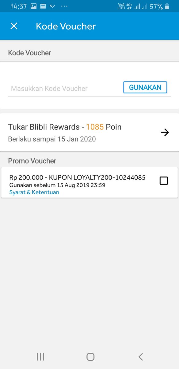 djayanugrah's tweet photo. Ini saya mau pake voucher ko ga bisa min @BlibliCare @bliblidotcom https://t.co/DaqphkuO6Z