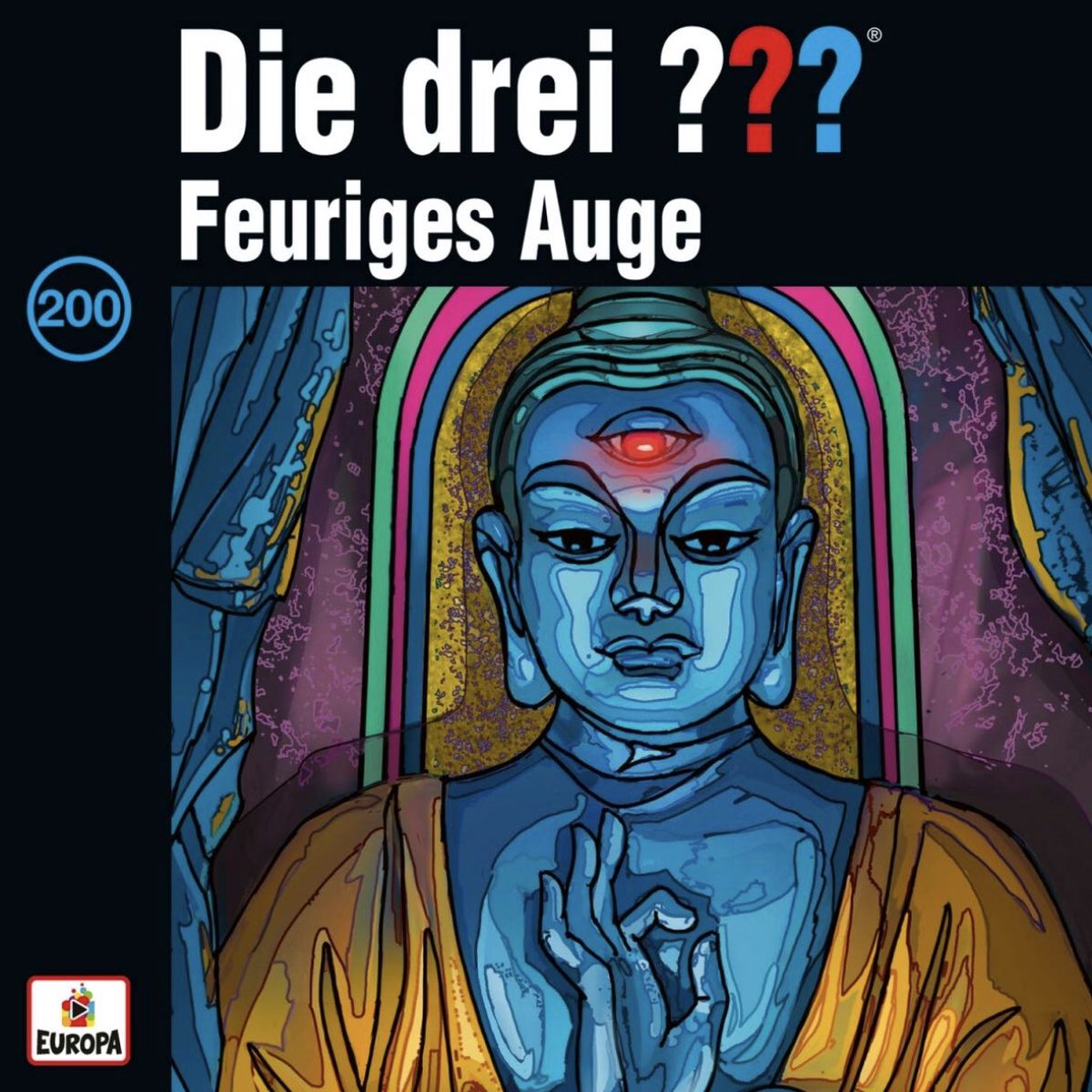 3Fragezeichen's tweet photo. Heute erscheint nach 40 Jahren das Juniläums-#Hörspiel Nummer 200 der Drei ??? - Feuriges Auge. #3Fragezeichen https://t.co/LPrv047vEA