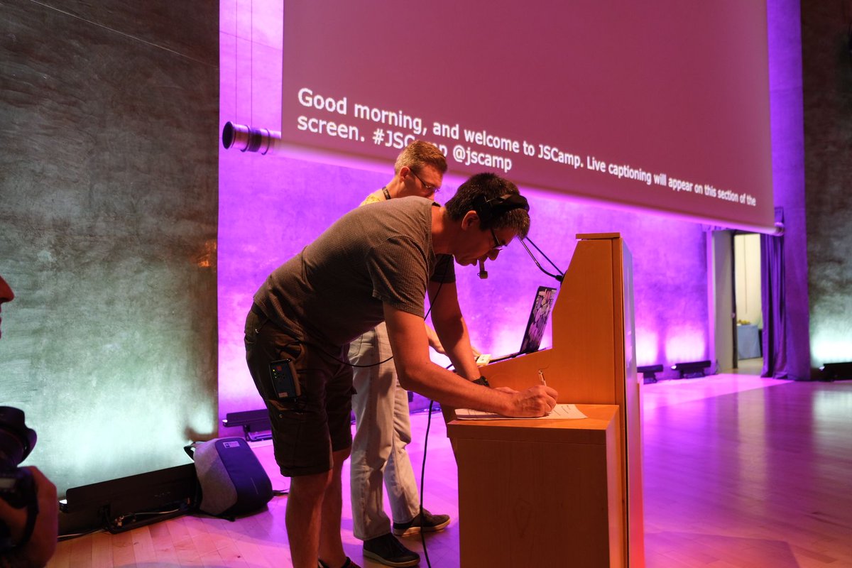 jscamp's tweet image. Last day of #jscamp 2019 is about to get started.
