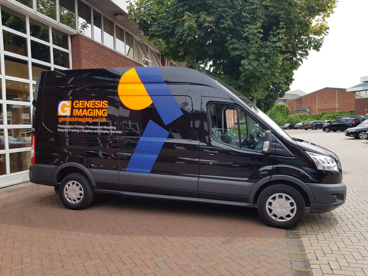 genesisimaging's tweet image. Our new van getting ready to hit the streets of the UK with some neon branding - we&apos;ll definitely stand out! Well done to the team for putting this together! #genesisimaging #proprinting #exhibitionproduction