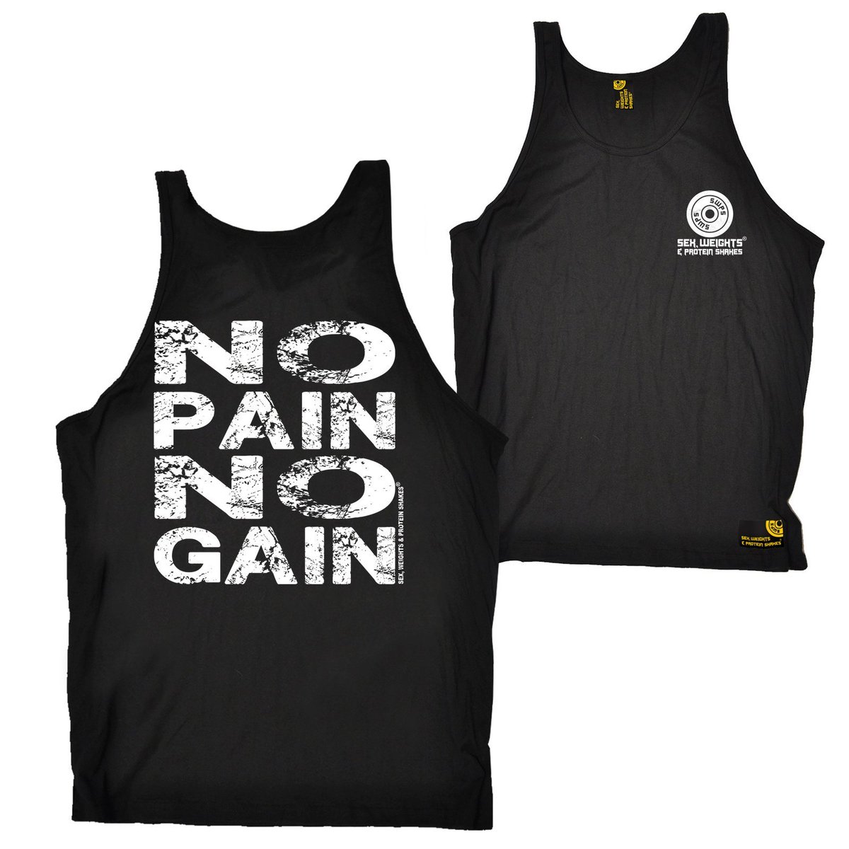 SWPSApparel's tweet image. FB SWPS - Sex Weights and Protein Shakes Gym Bodybuilding Vest - No Pain No Gain - Bella Singlet Top #building #boby
£8.93
➤ tinyurl.com/y4n7c353