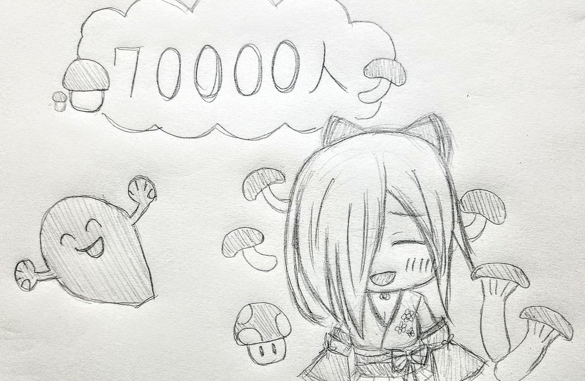 チャンネル登録者7万人おめでとうございます???
イオリンにはいつも沢山の元気をもらっています。だから自分もイオリンに元気を届けていきたいです。顔晴れイオリン。
#イオリの森美術館 
