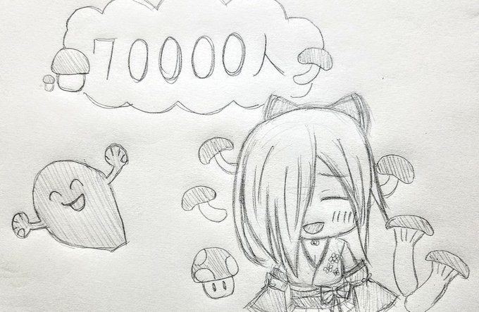 チャンネル登録者7万人おめでとうございます???
イオリンにはいつも沢山の元気をもらっています。だから自分もイオリンに元気を届けていきたいです。顔晴れイオリン。
#イオリの森美術館 